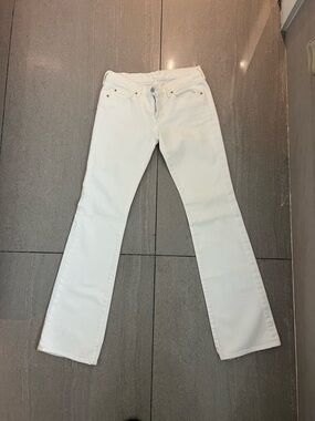 7 for all mankind white jeans